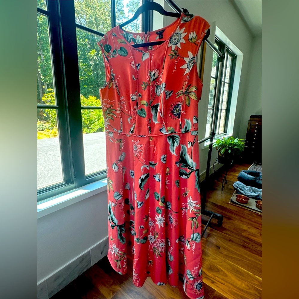 Ann Taylor Midi Dress - Size 12